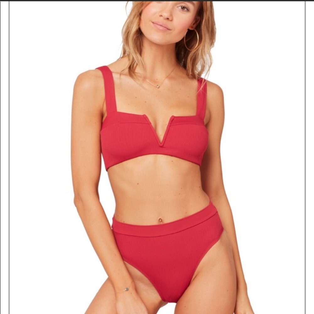 L Space Frenchi bottom in strawberry